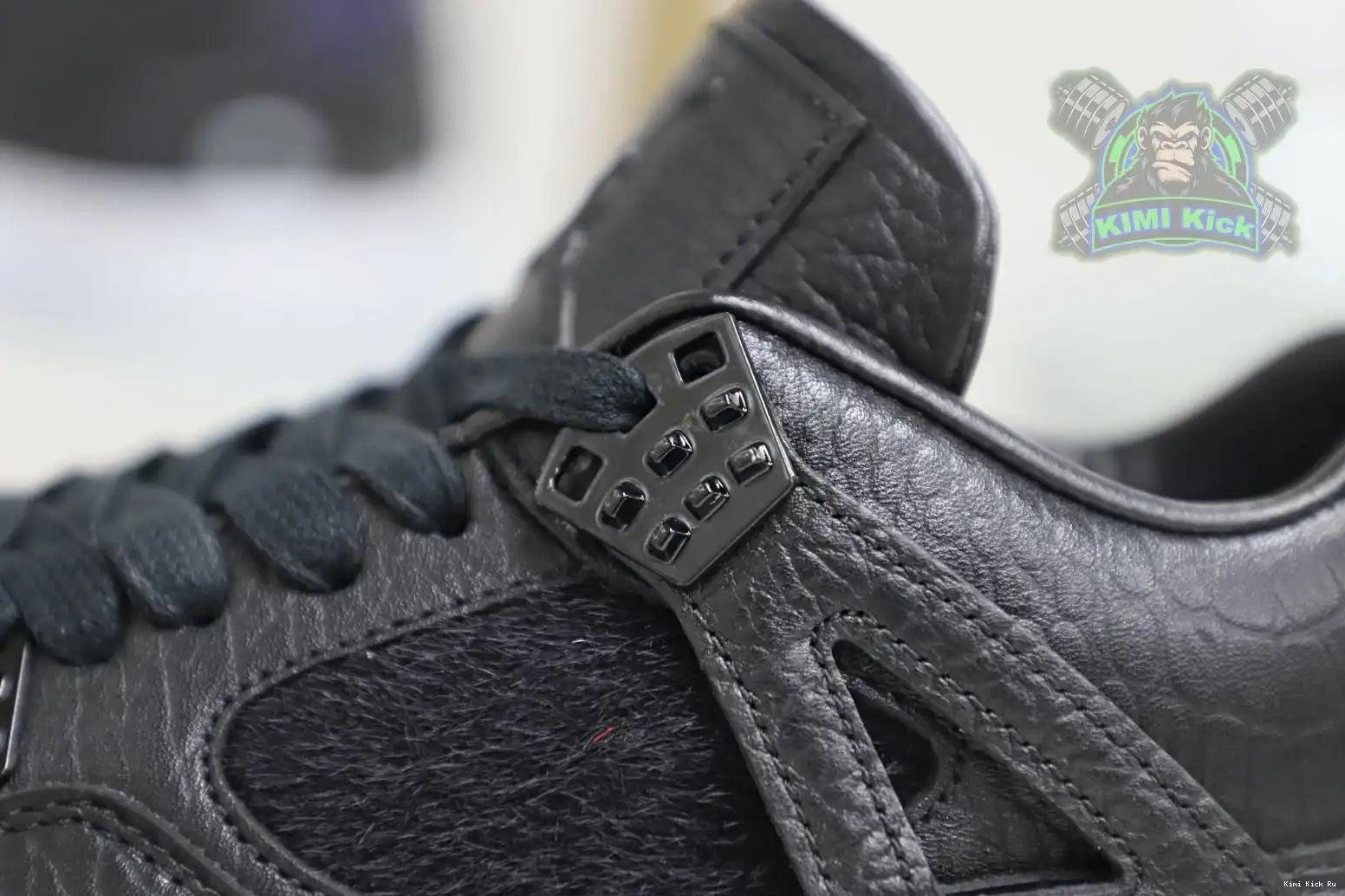 black retro Jordan Kimikick Air 4 ponyhair Jordan 0815